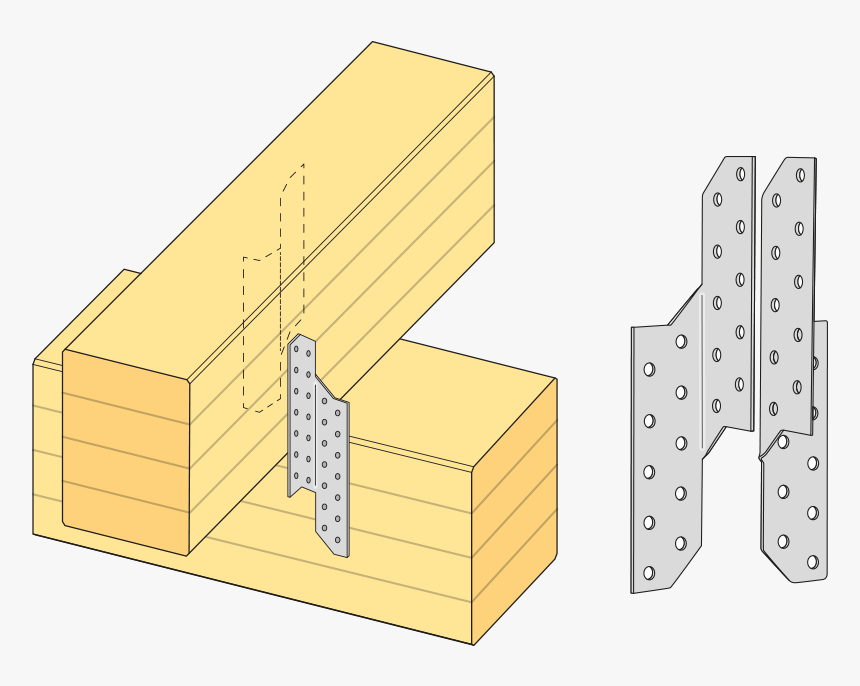 Used For Roof Structures And Intersecting Beams, Mainly - Lumber, HD Png Download