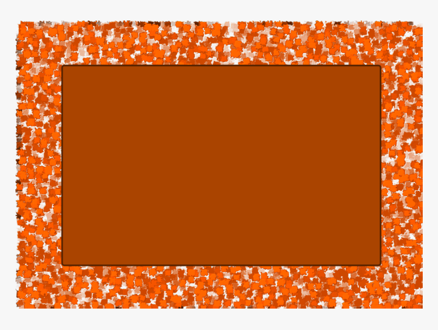 Border With Brown Leaves Svg Clip Arts - Picture Frame, HD Png Download