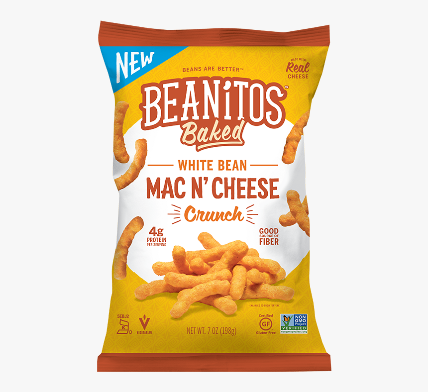 Beanitos Baked Mac N Cheese - Beanitos Mac And Cheese Crunch, HD Png Download