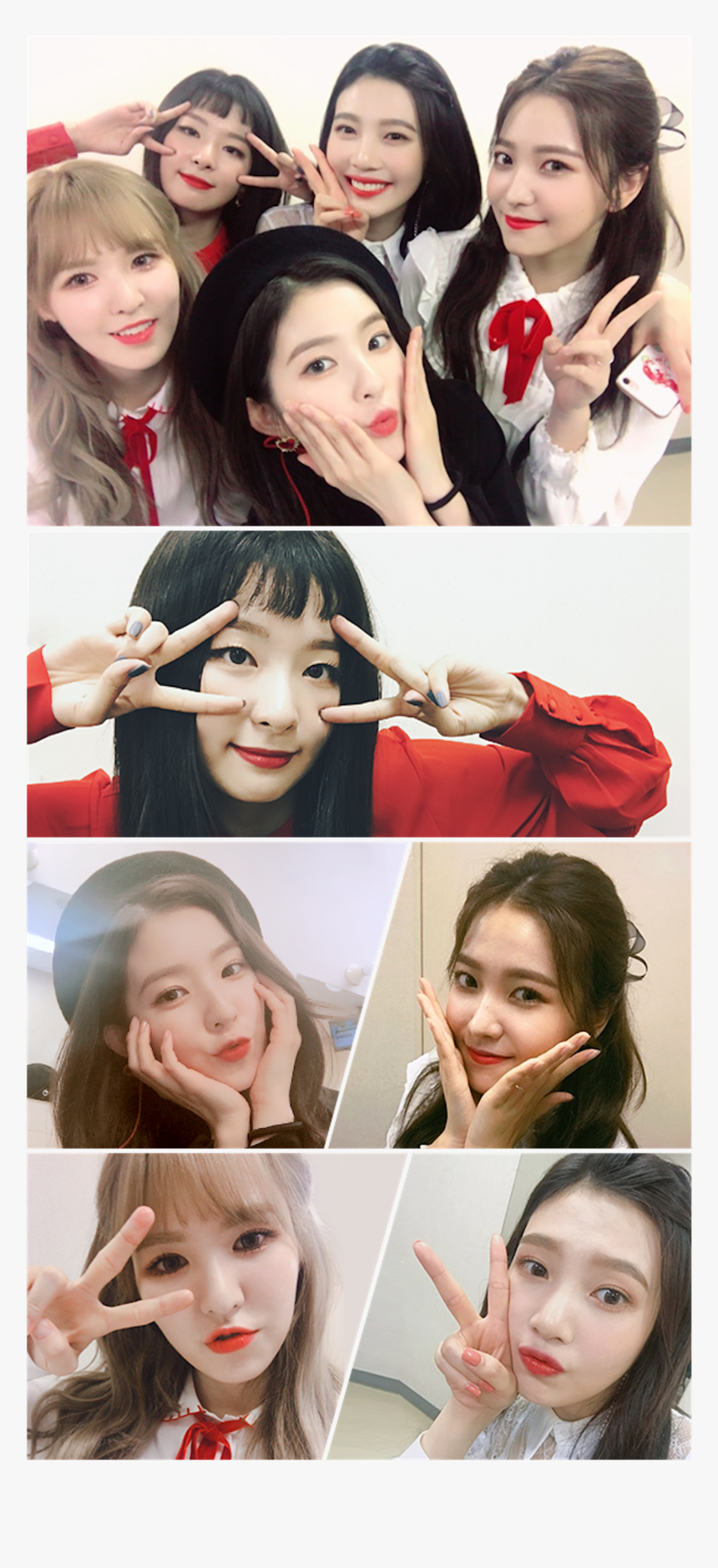 Transparent Red Velvet Irene Png - Red Velvet Collage, Png Download
