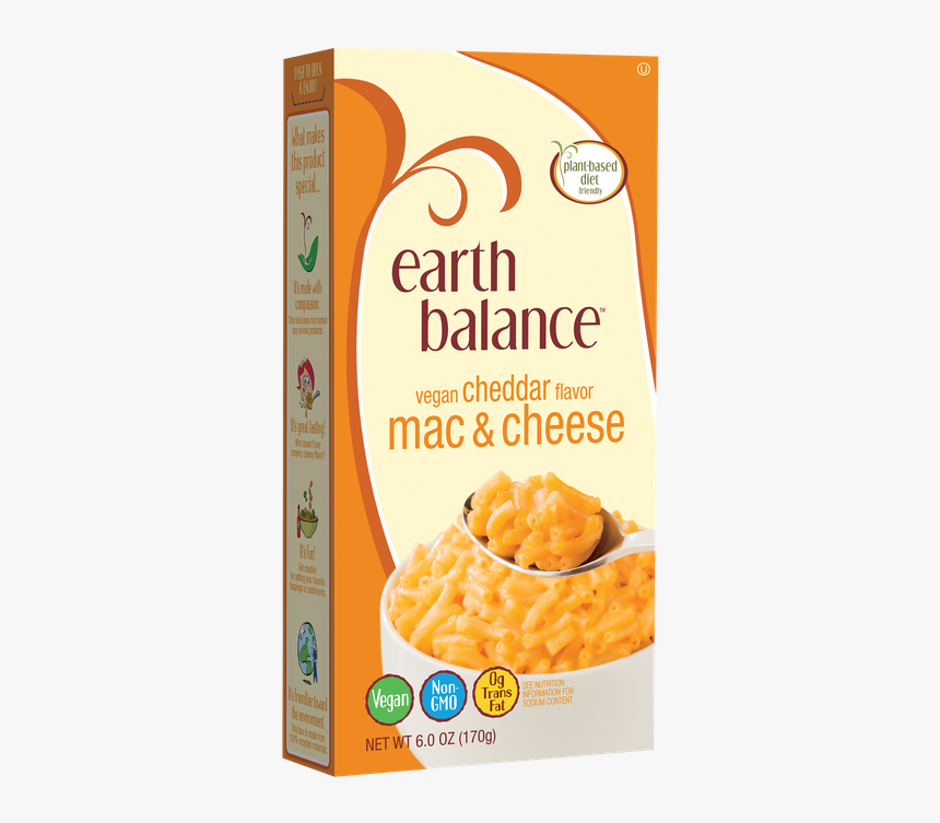 Earth Balance Vegan Mac And Cheese, HD Png Download
