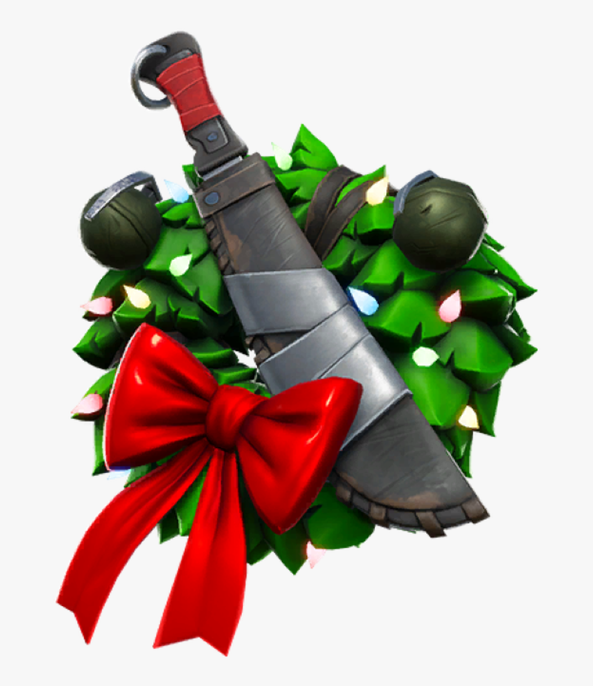 Fortnite Combat Wreath - Fortnite Christmas Back Blings, HD Png Download