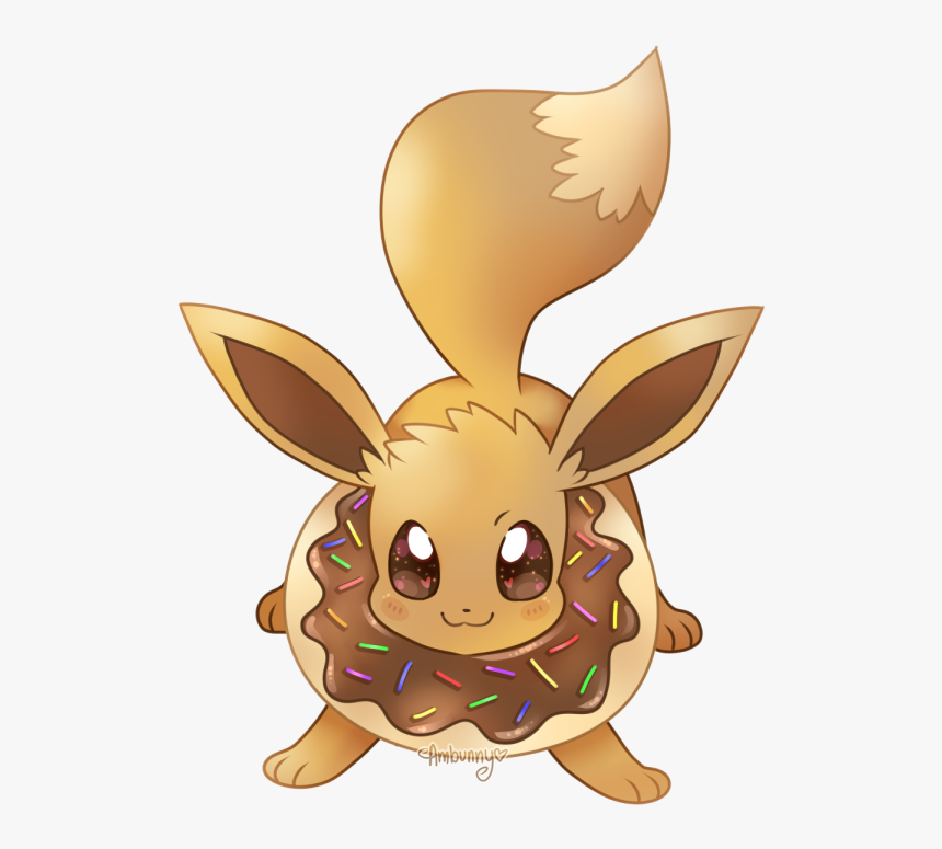 Cute Eevee Donut, HD Png Download