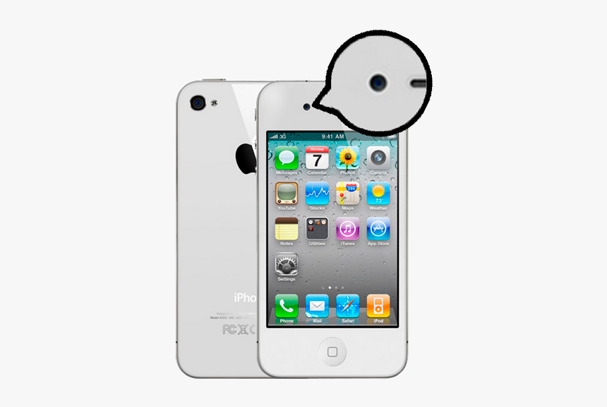Iphone 4 White, HD Png Download