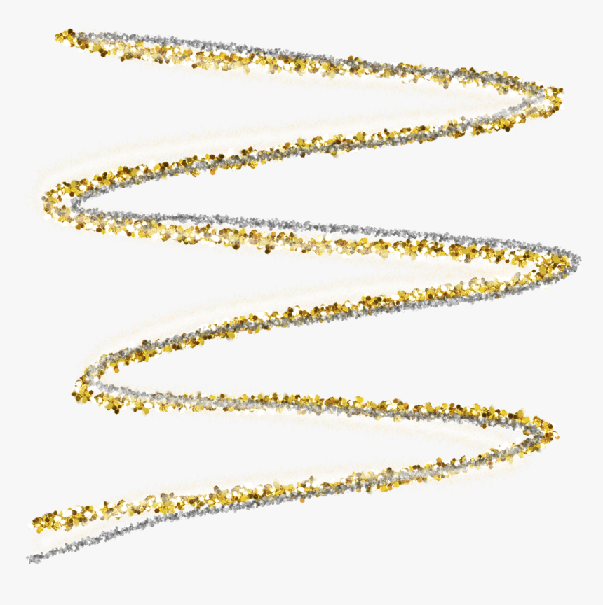 #glitch #glitter #painting #paint #brush #outline #border - Chain, HD Png Download
