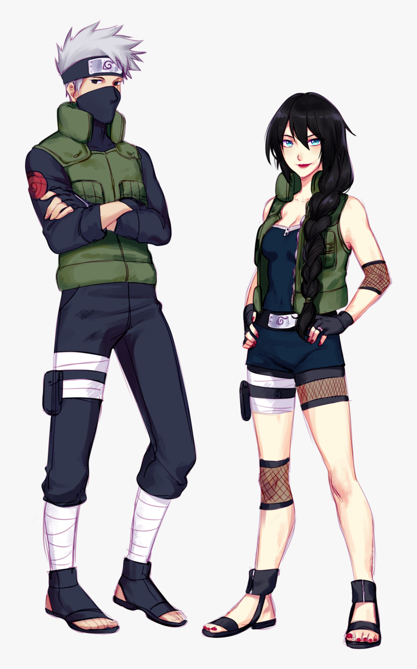 Shirahime Uehara And Kakashi Hatake - Naruto Partners, HD Png Download