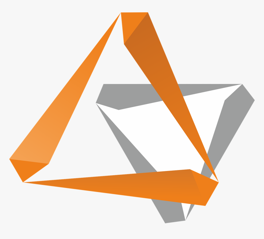 Fractal, Logo, Triangle - Pt Ekasurya Internusa Indonesia, HD Png Download