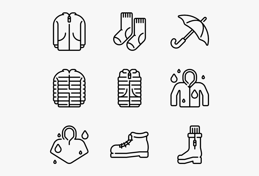 Autumn Clothes - Smartwatch Icons, HD Png Download
