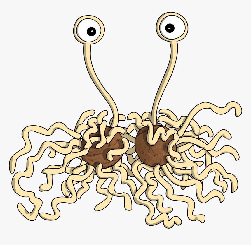 Flying Spaghetti Monster Png , Png Download - Flying Spaghetti Monster Svg, Transparent Png