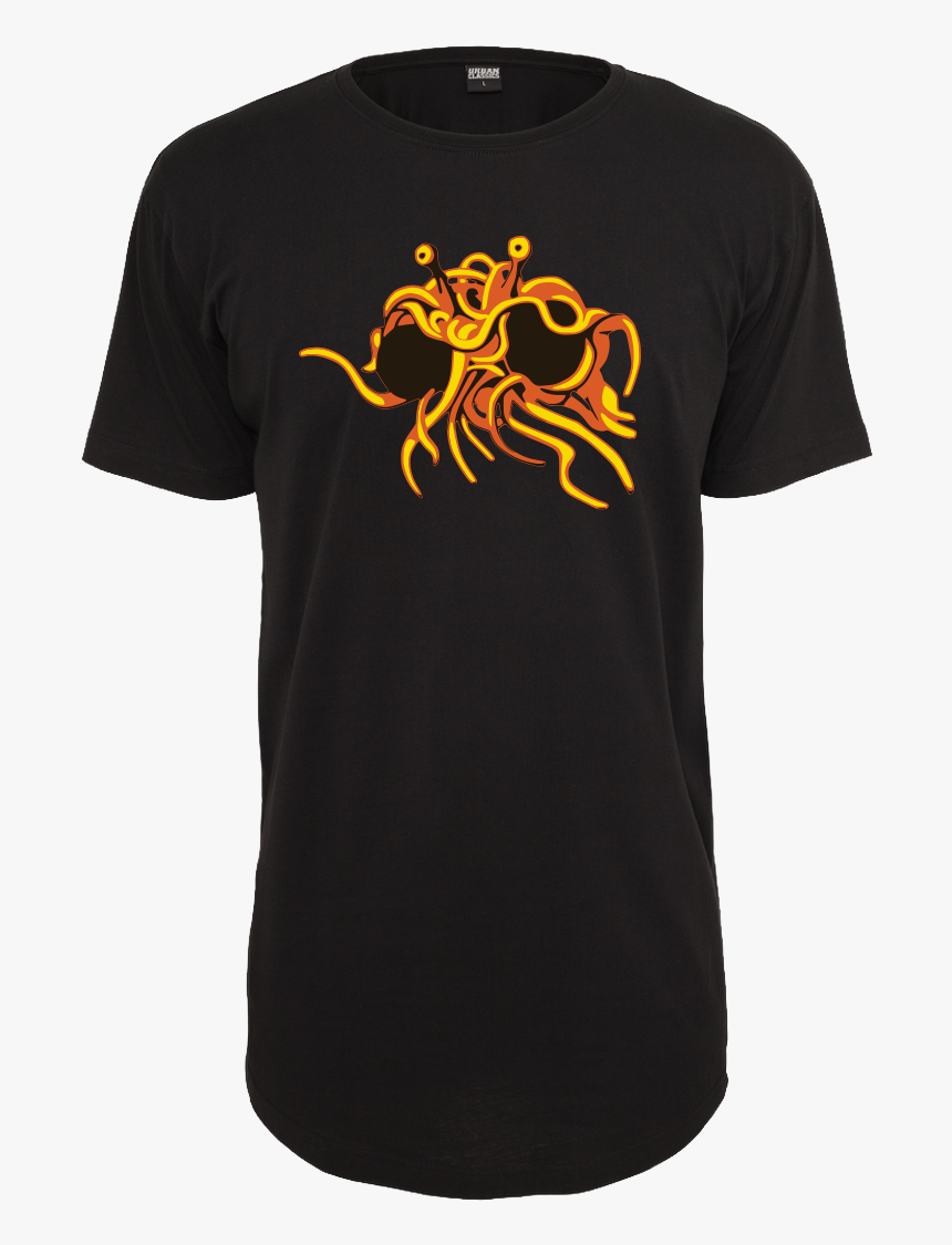 Flying Spaghetti Monster T-shirt Urban Classics Long - T-shirt, HD Png Download