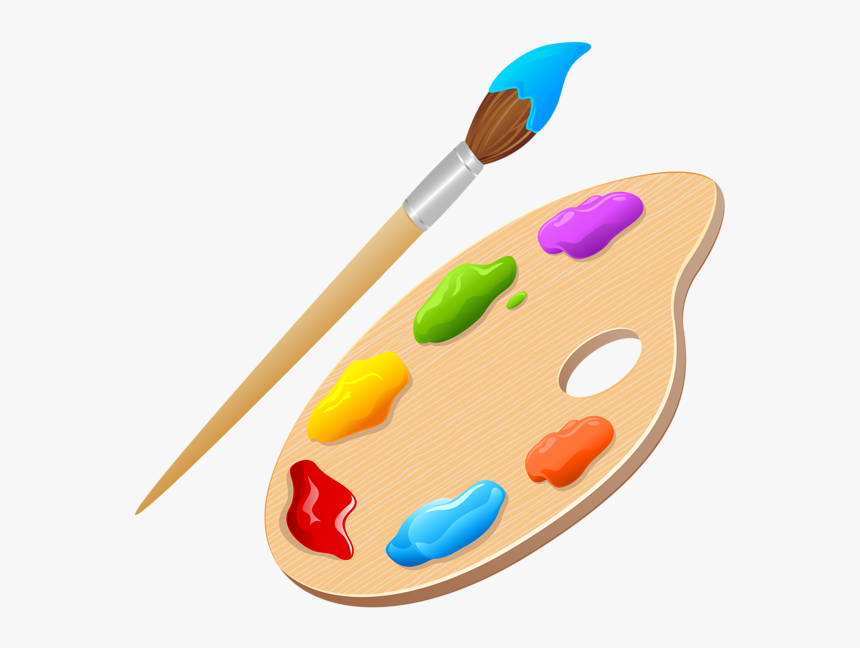 Palette Background Transparent - Palette Art Clipart Png, Png Download