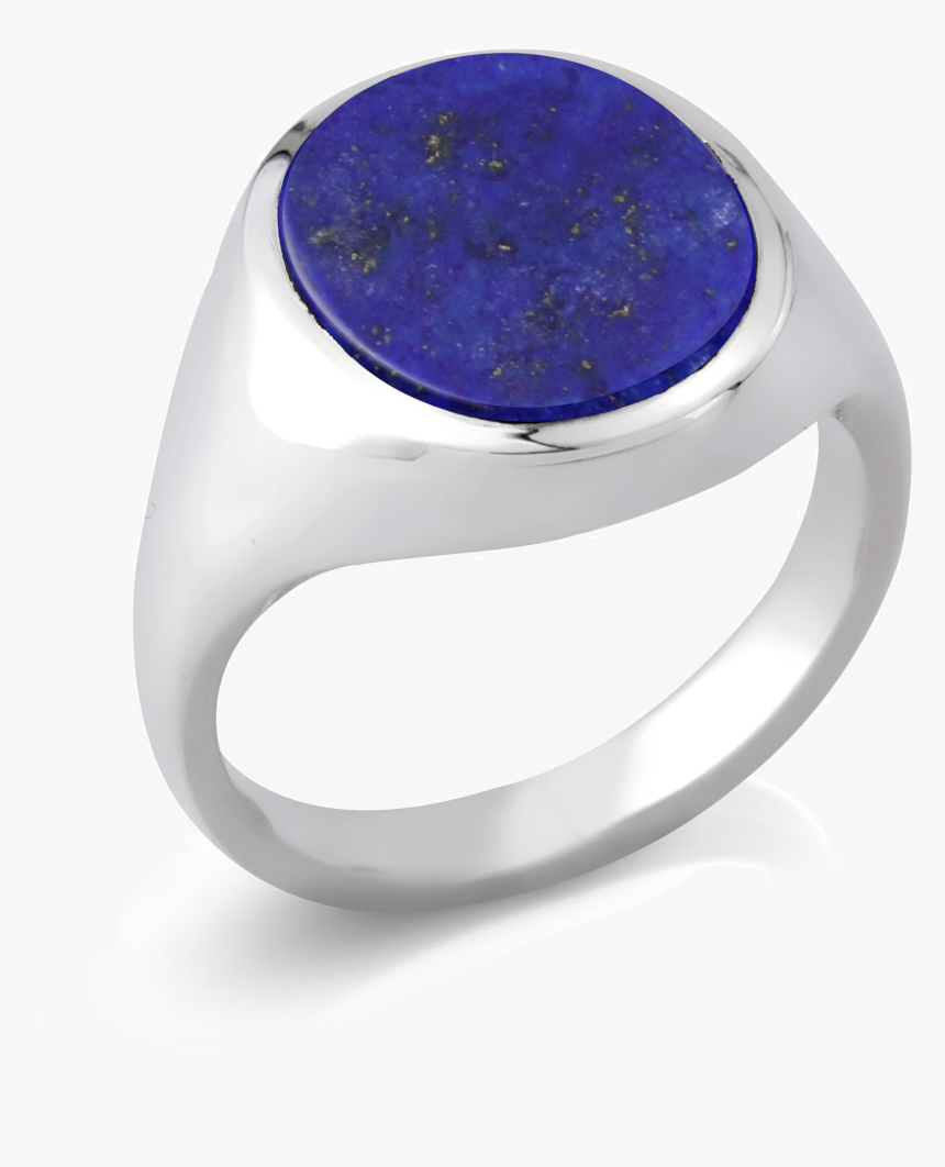 Stone Set Oval Signet Ring - Platinum Bloodstone Signet Ring, HD Png Download