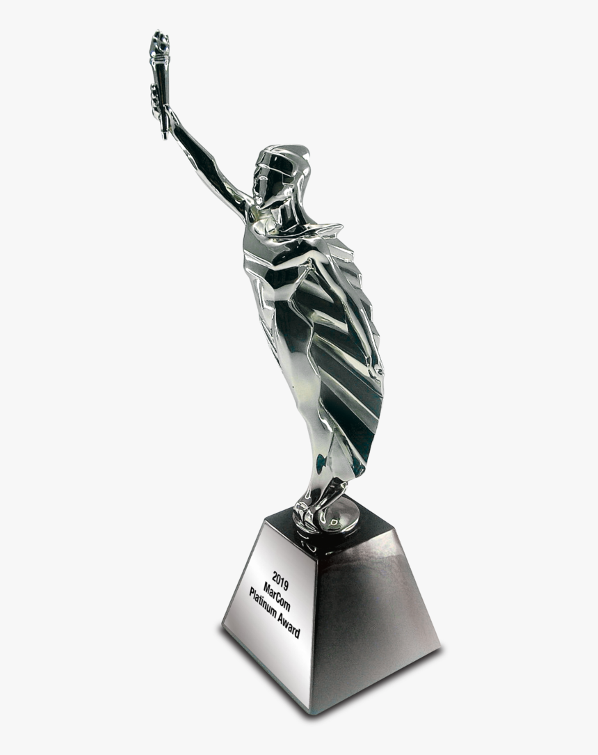 2019 Platinum Statuette - 2018 Marcom Gold Award, HD Png Download