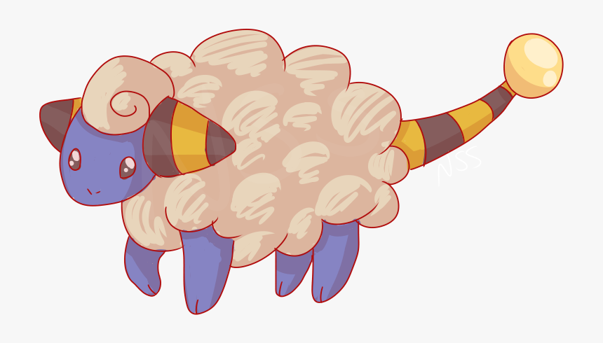 Mareep - Cartoon, HD Png Download