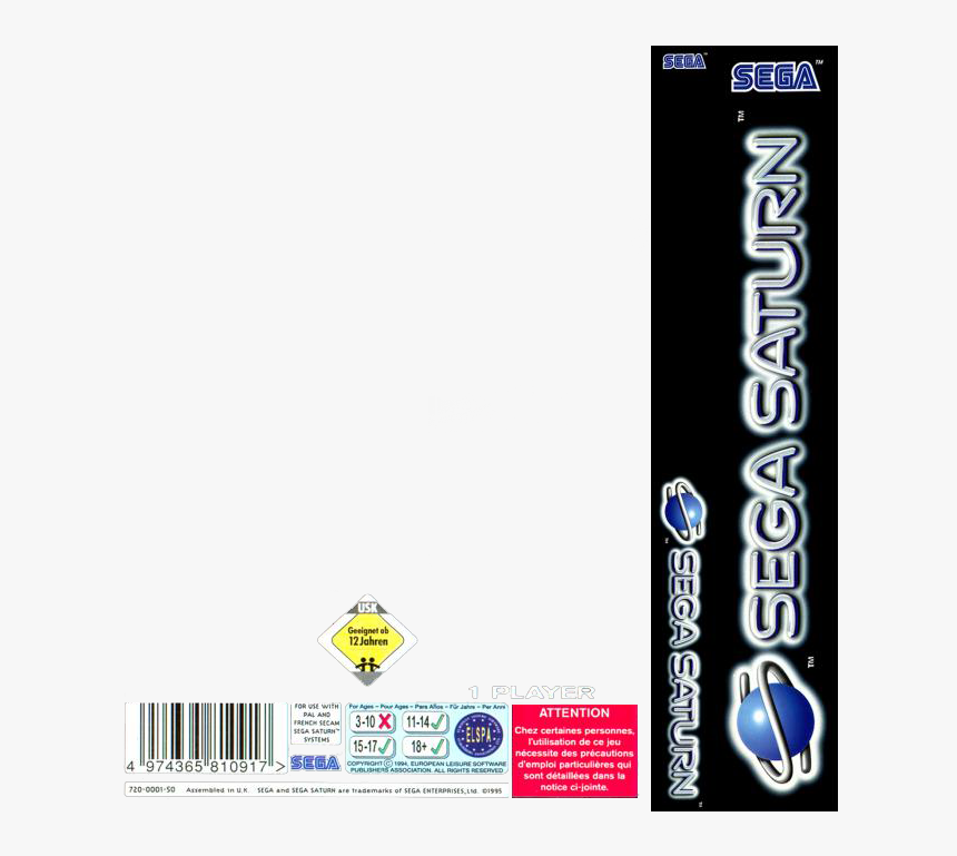 Here I Gave It A Shot - Sega Saturn, HD Png Download
