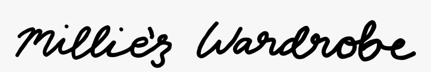 M I L L I E S W A R D R O B E - Calligraphy, HD Png Download