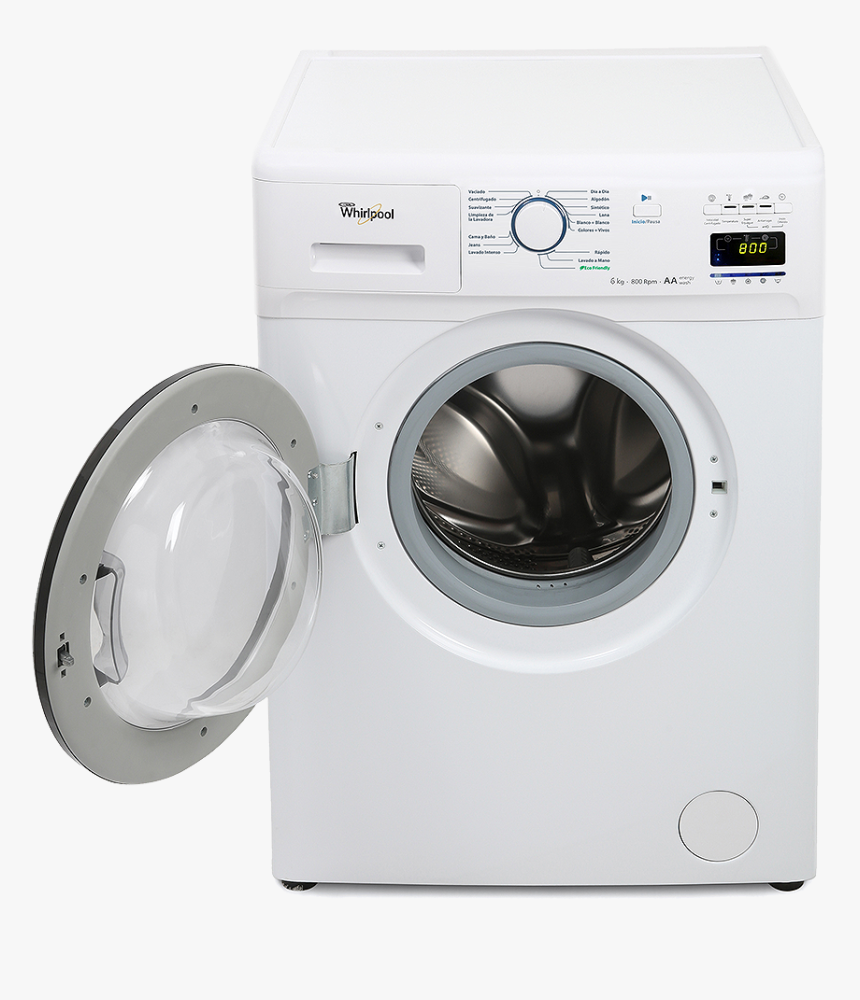 Free Whirlpool Png - Lavarropas Whirlpool 6 Kg, Transparent Png