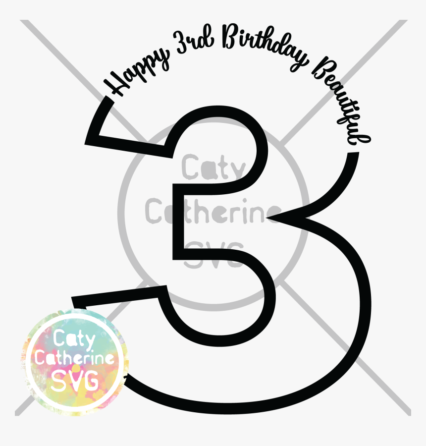3 Three Years Old Birthday Happy Birthday Beautiful - Happy Birthday Beautiful 5, HD Png Download