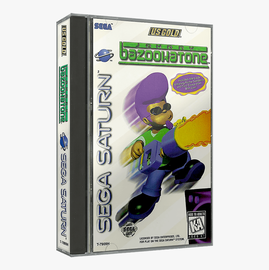 Johnny Bazookatone Sega Saturn, HD Png Download