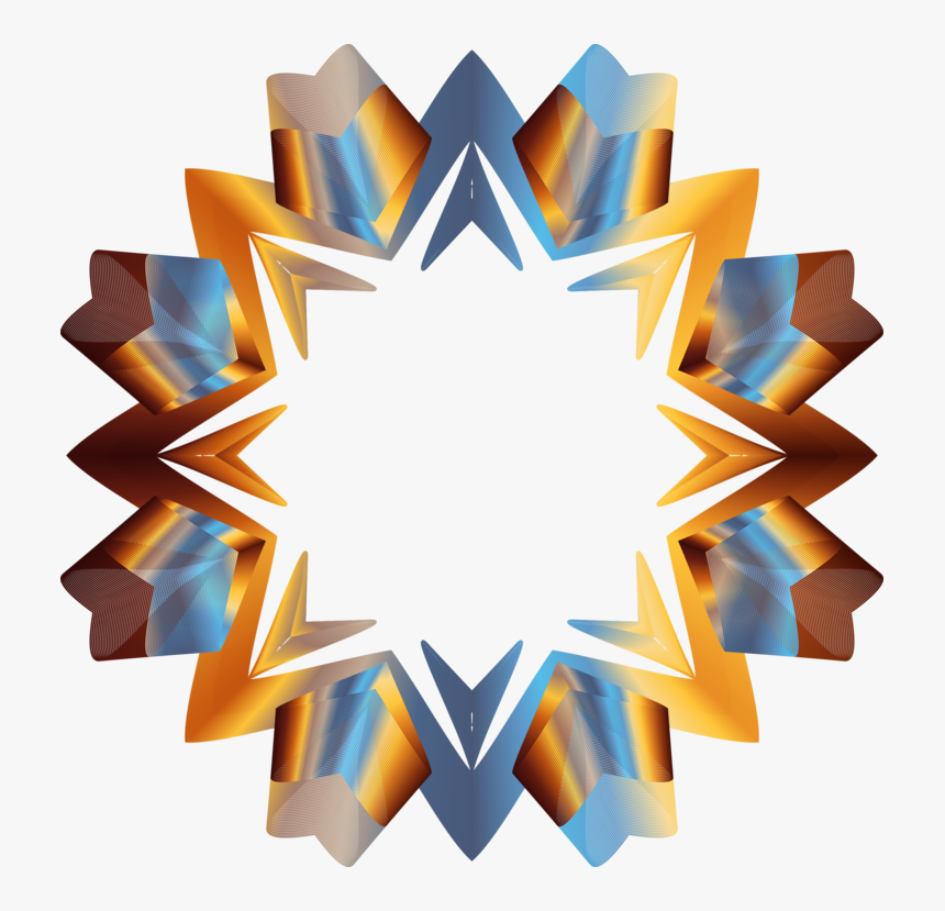 Symmetry,desktop Wallpaper,line Art - Background Art Star, HD Png Download