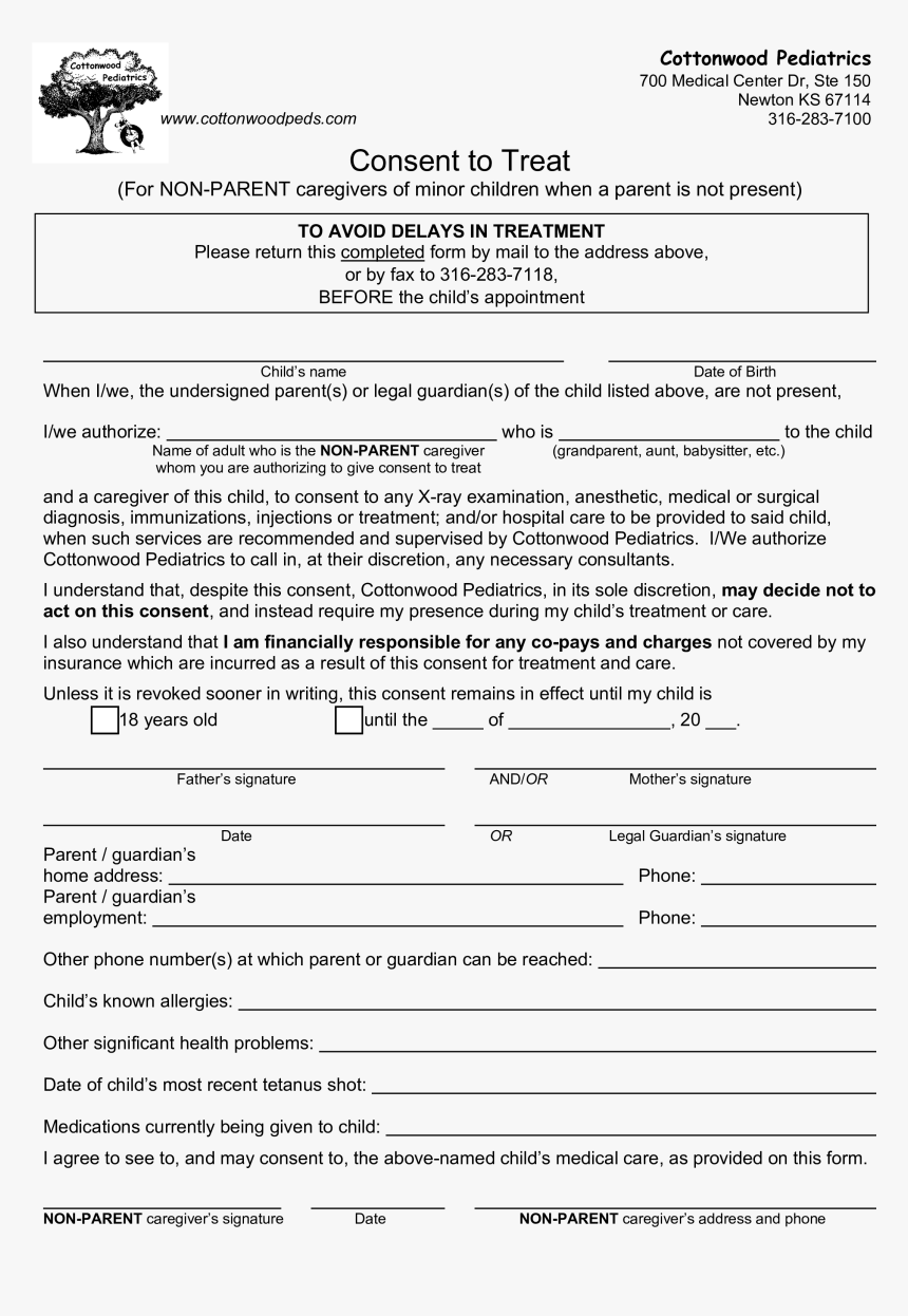 Hauptschablonenbild - Grandparents Medical Consent Form, HD Png Download