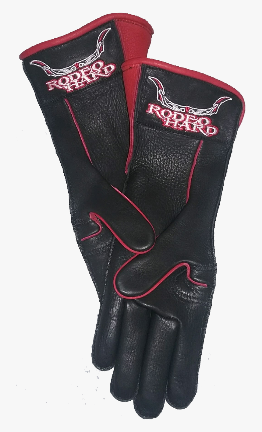 Rodeo Hard Deerskin Leather Bull Riding Gloves Long - Monster Energy Bull Riding Gloves, HD Png Download