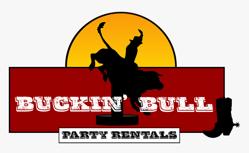 Buckin Bull Party Rentals - Mechanical Bull Ride Logo, HD Png Download