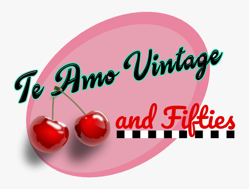 Te Amo Vintage And Fifties - Cartoon Cherries, HD Png Download