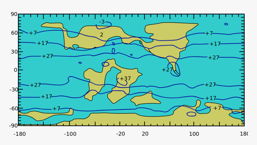 Mapa Mundi Sobre Las Zonas De Alta Presion Imagen, HD Png Download