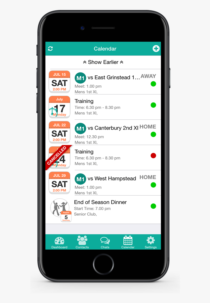 Create Fixtures In App For Team Management - Phone With Bottom Button, HD Png Download