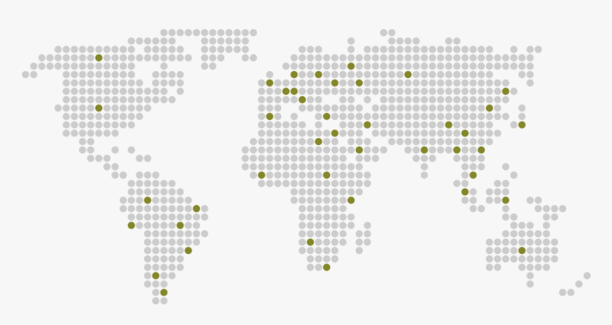 Russia Map Dot Vector, HD Png Download