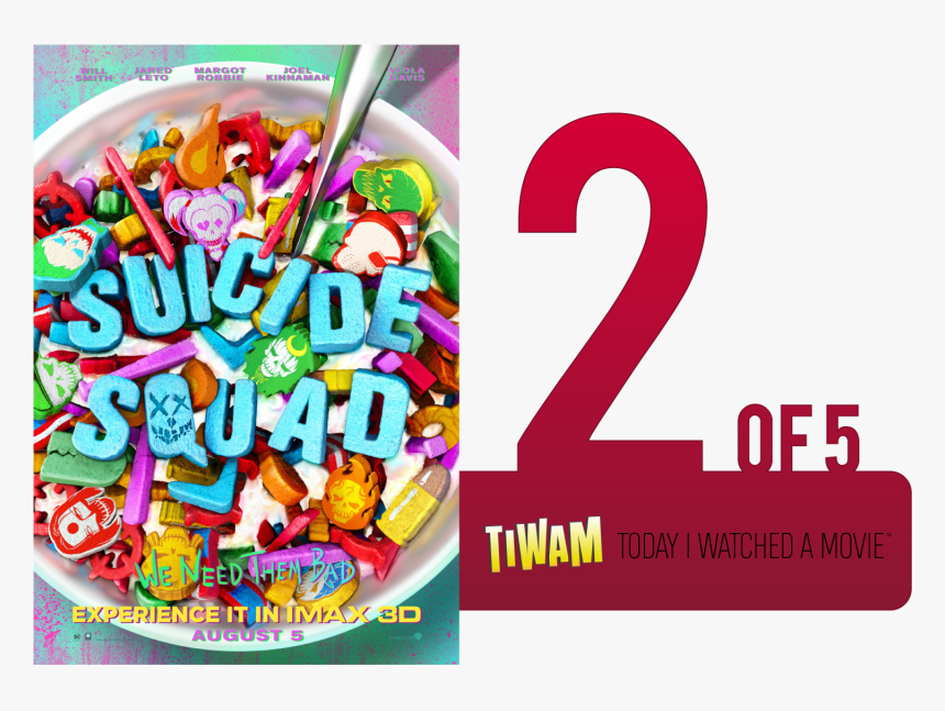 2016 Suicide Squad Poster, HD Png Download