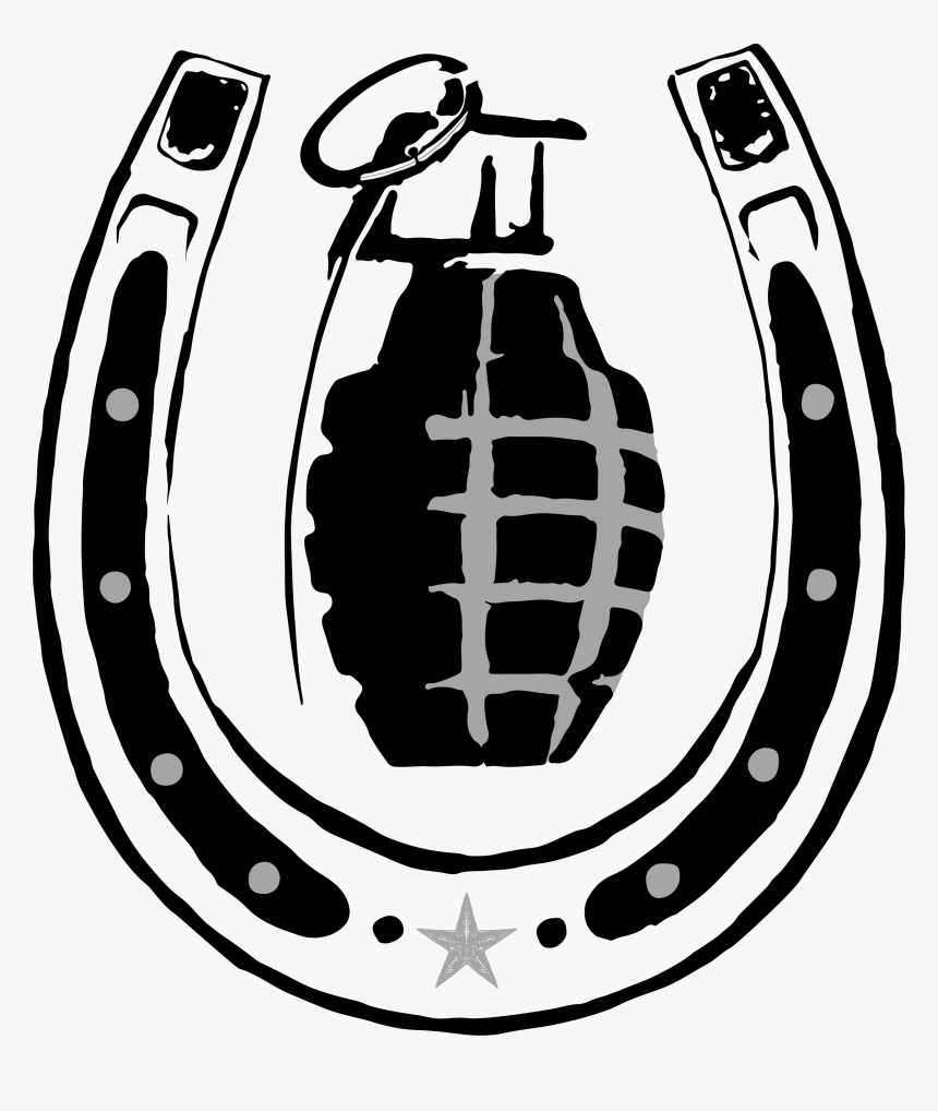 Hand Grenade Stencil, HD Png Download