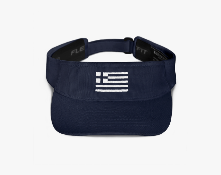 Monochrome Greek Flag - Visor, HD Png Download