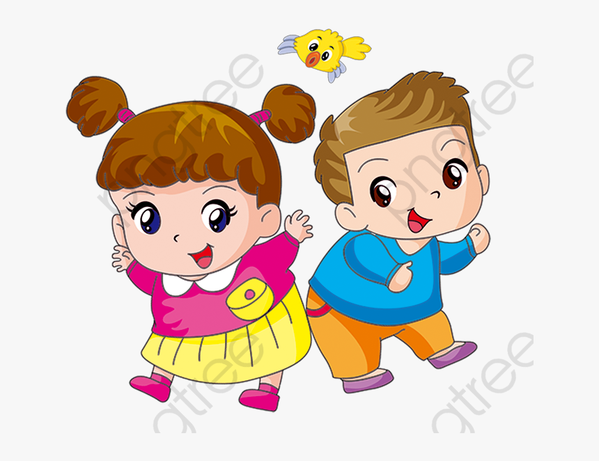 Png Transparent Commercial Use - Boy And A Girl Png, Png Download