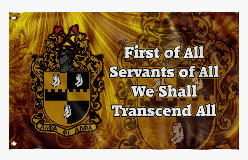 Alpha Phi Alpha Wall Flag - Alpha Phi Alpha, HD Png Download