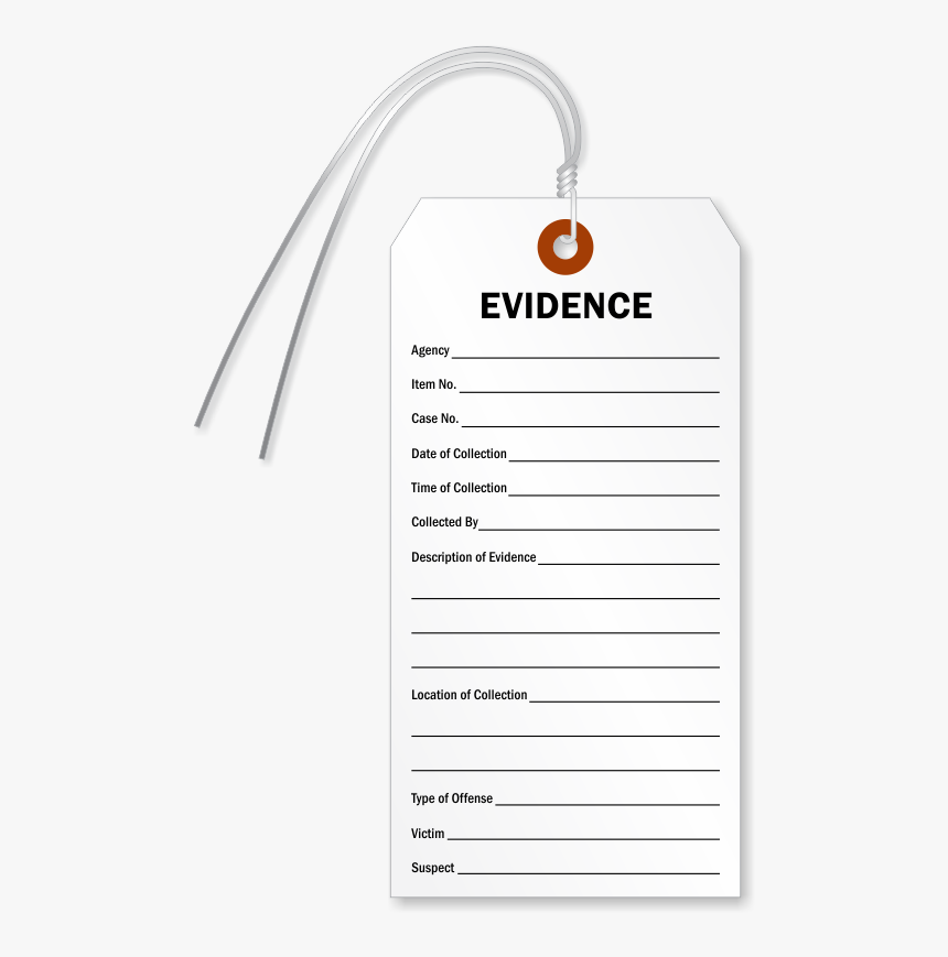 Chain Of Evidence Tag, HD Png Download