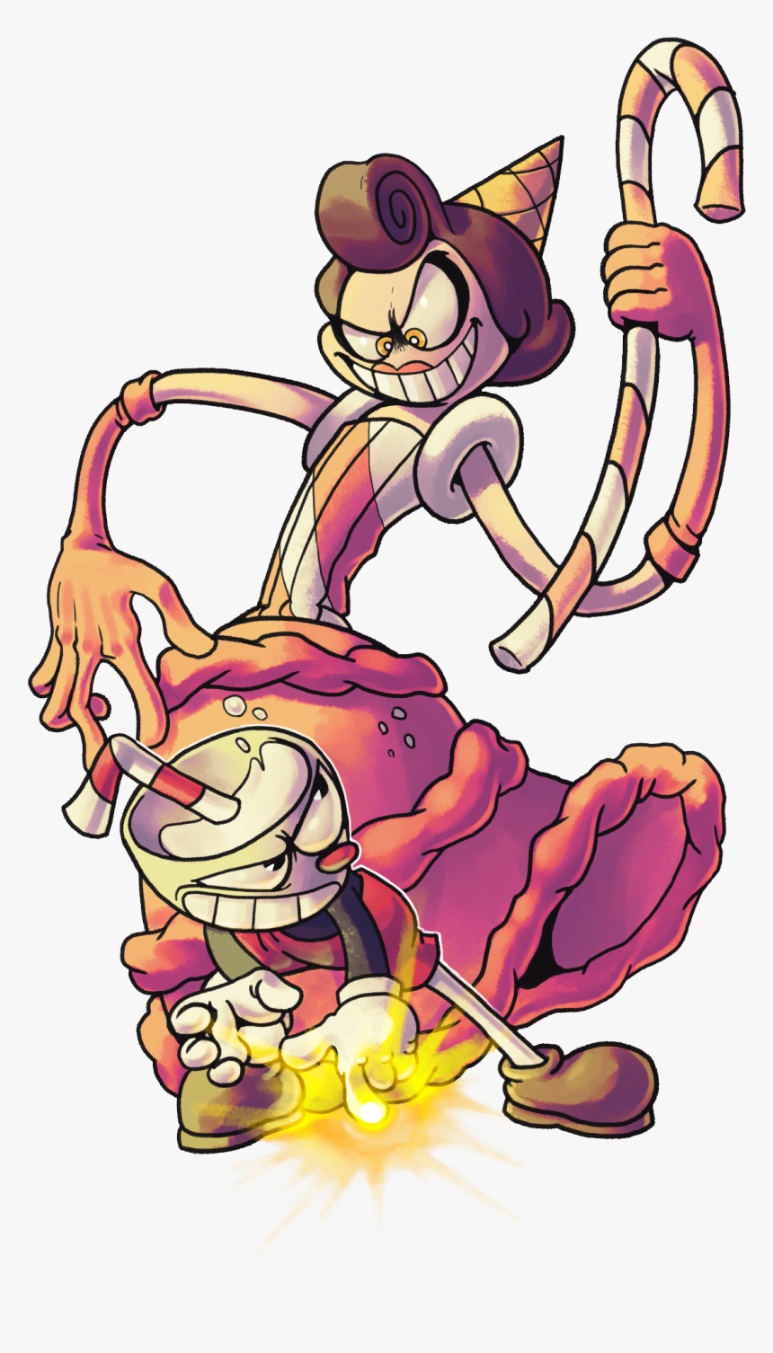 Cuphead Fanart Clean, HD Png Download