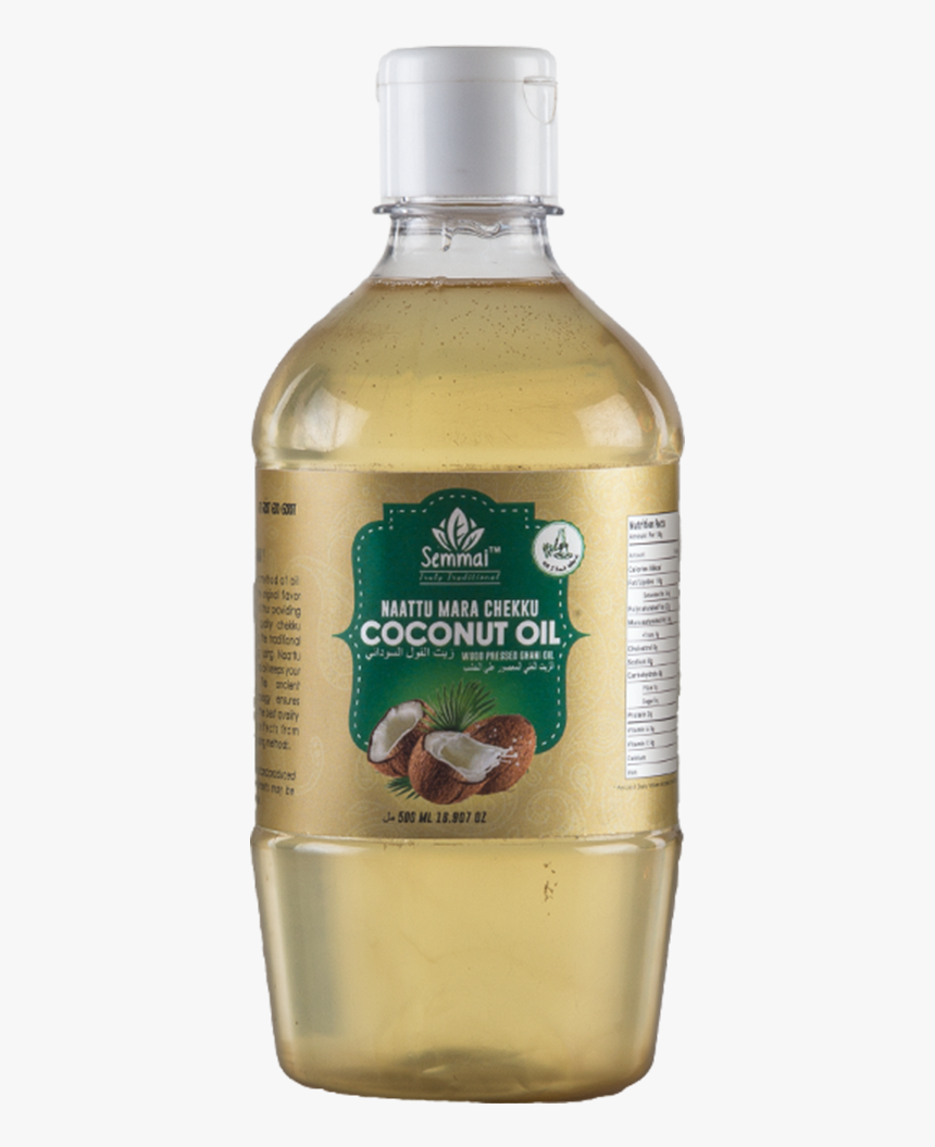 Coconut Oil 500ml - Glass Bottle, HD Png Download