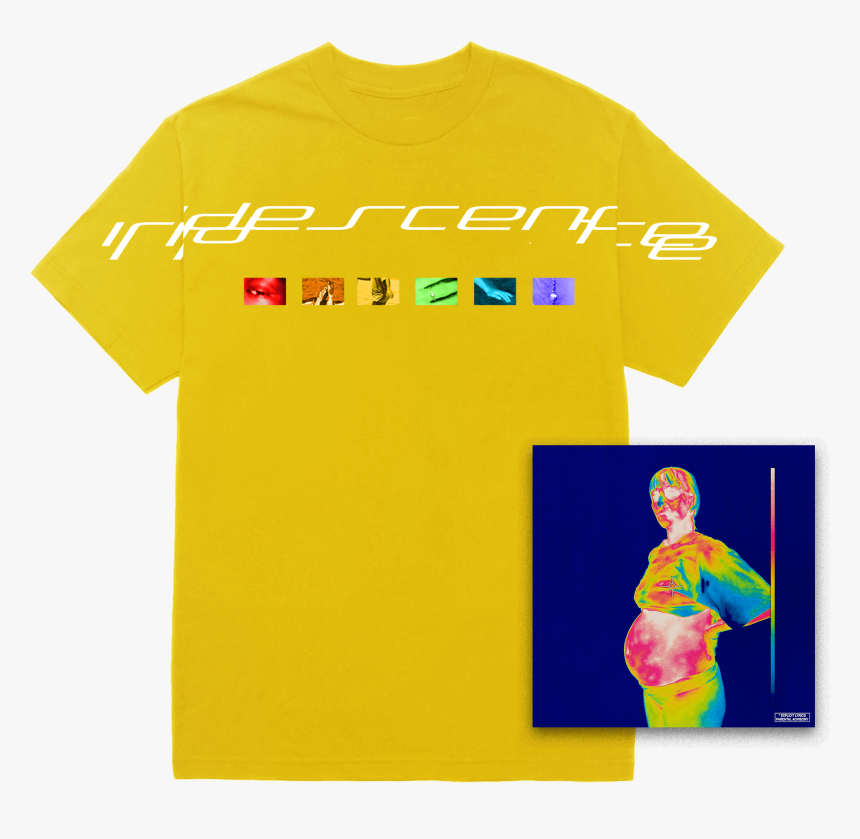 Iridescence - Yellow Iridescence Shirt Brockhampton, HD Png Download