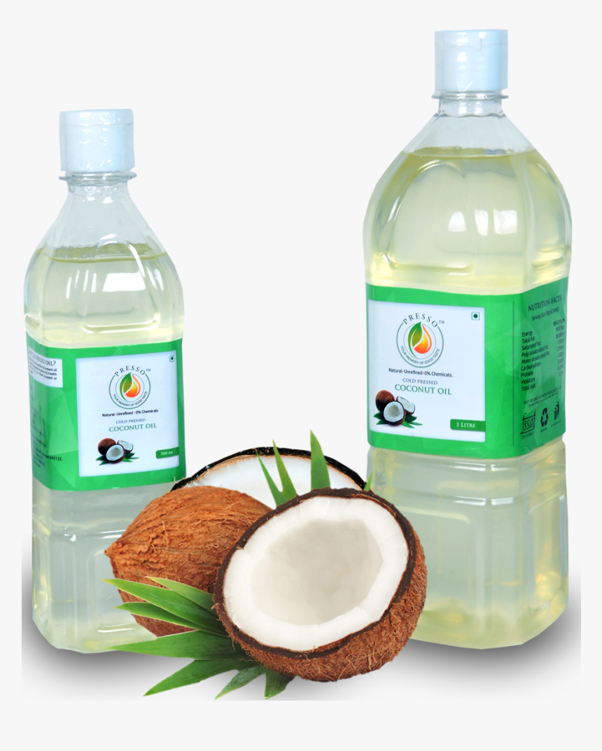 Coconut Oil Bottle Png, Transparent Png