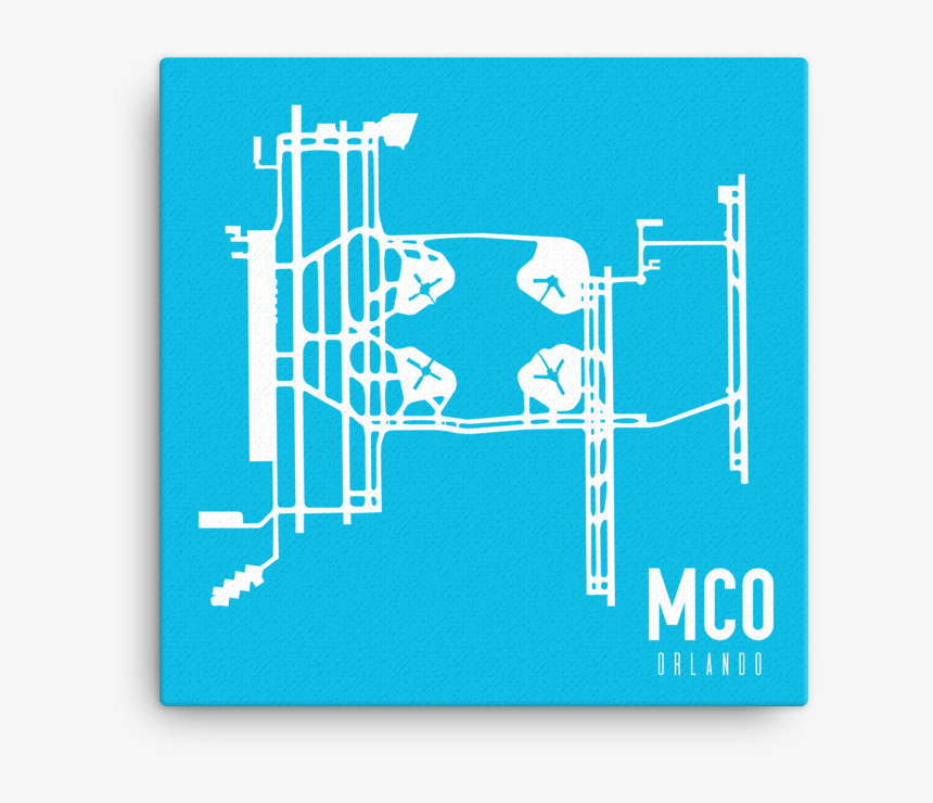 Orlando Mco Airport Runway Canvas , Png Download - Orlando International Runway, Transparent Png