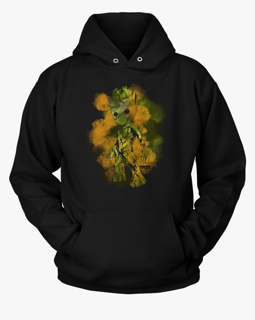 Guardians Of Galaxy Vol 2 Watercolor Groot Tshirt Graphic - Full Hand T Shirt Png, Transparent Png