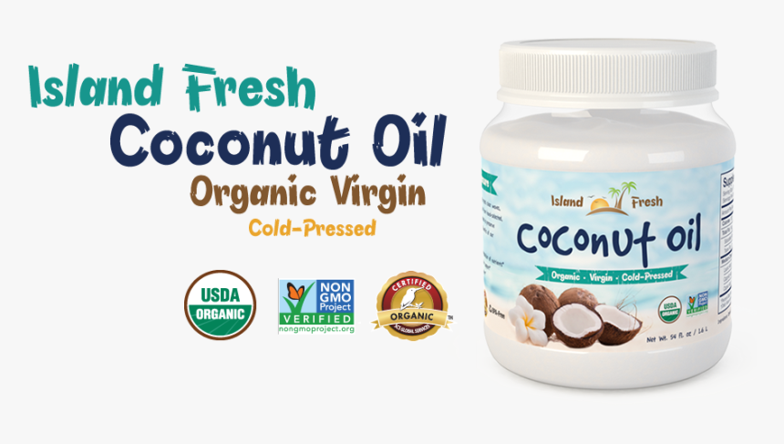 Island Fresh Coconut Oil, HD Png Download