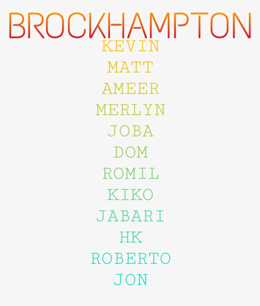 #brockhampton #freetoedit - Orange, HD Png Download