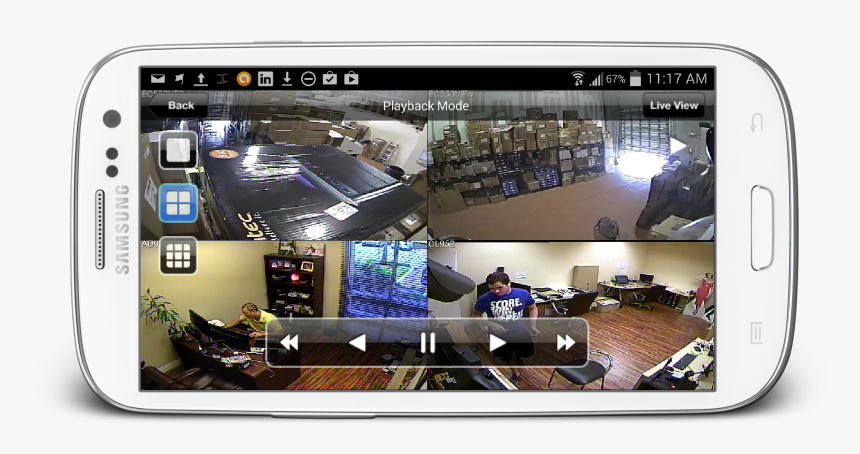 Portable Png Picture Viewer - Ip Camera On Phone, Transparent Png