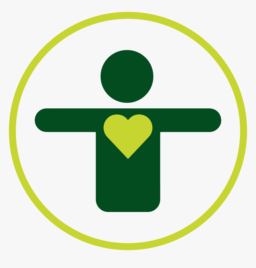 Person With Heart Clipart Silhouette, HD Png Download