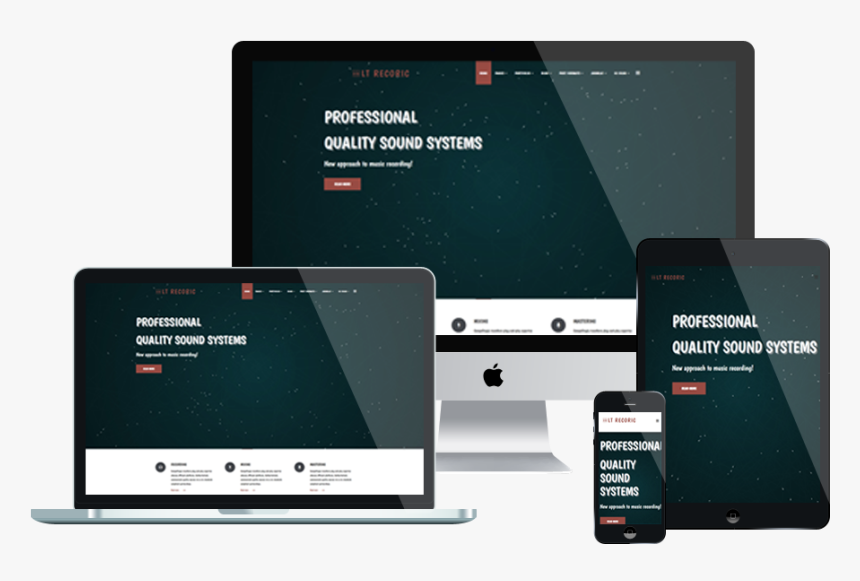 Transparent Recording Studio Png - Wordpress Theme For Spa, Png Download
