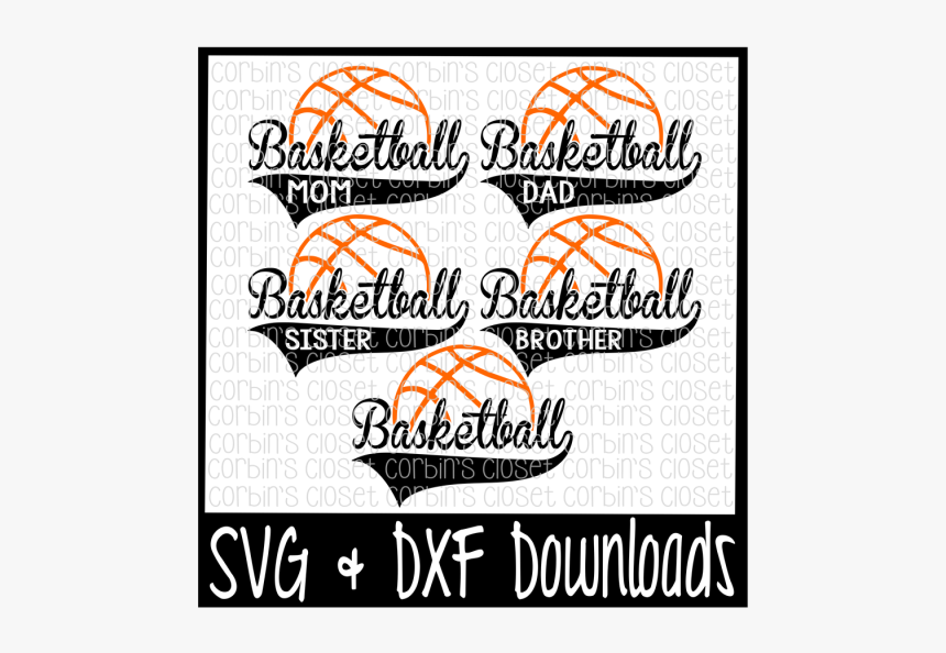 Free Basketball Mom * Dad * Sister * Brother Cutting - Mother, HD Png Download