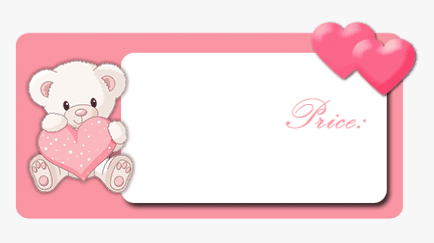 Free Png Best Stock Photos Valentine Frame White Bear - Valentine Love Frame Transparent, Png Download